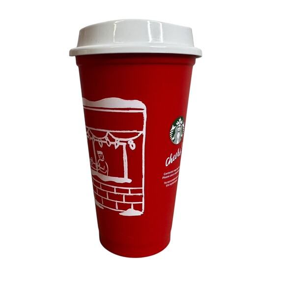 Starbucks Christmas 2025 Red Cup Day 16 oz Holiday Reusable Coffee Lot of 2 New - Picture 5 of 6